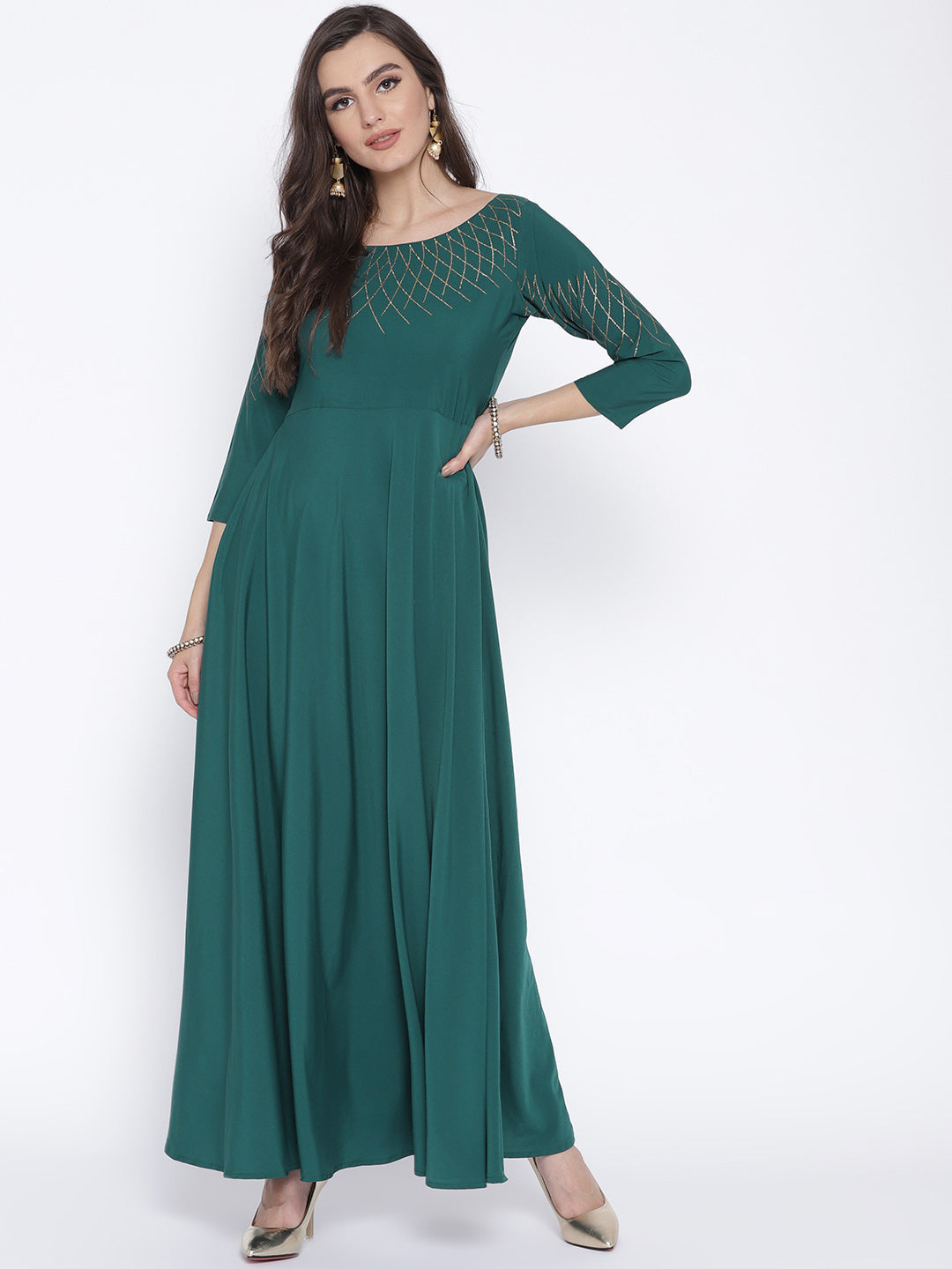 Kurta on sale maxi dress