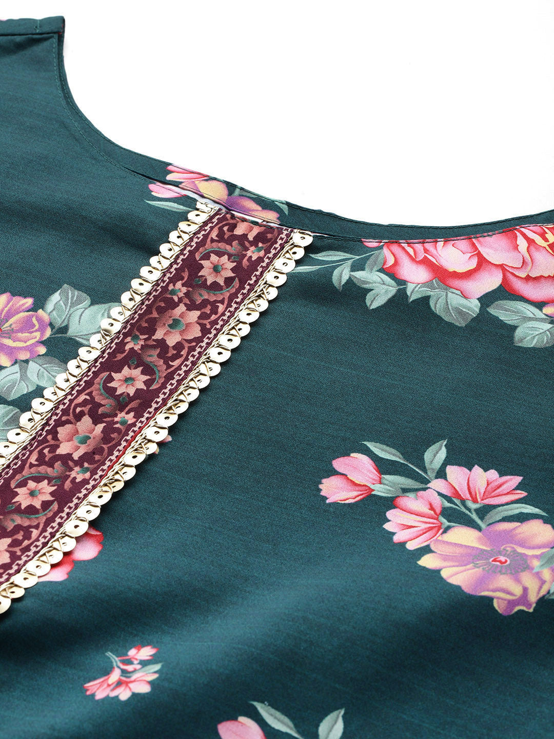 Floral Printed Tunic With Palazzos