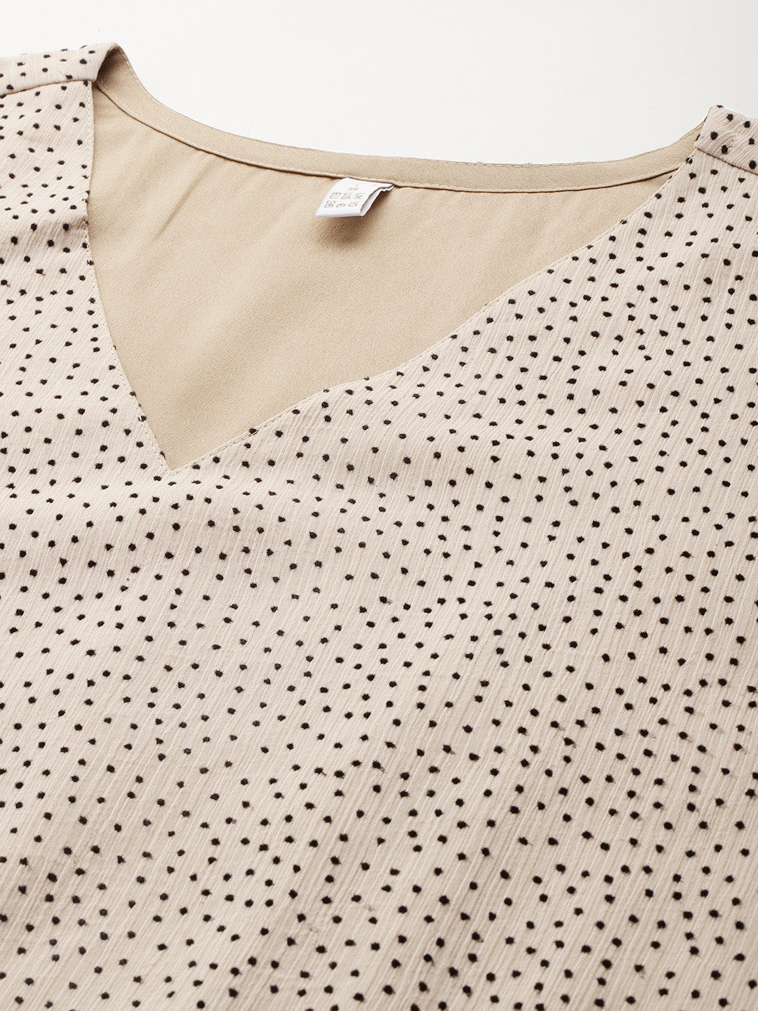 Women Polka Dot Printed A Line Dress