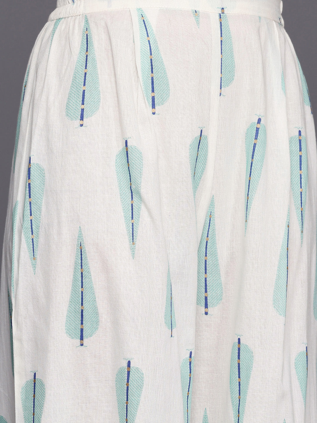 Printed Pure Cotton Tunic With Palazzos