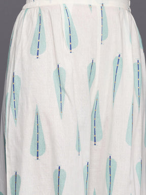 Printed Pure Cotton Tunic With Palazzos