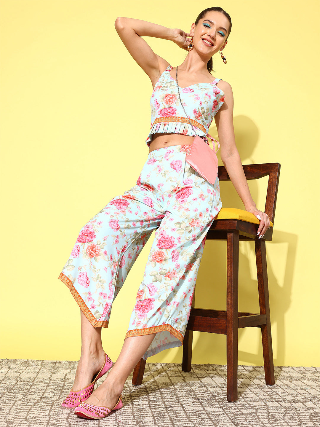 Ahalyaa Women Floral Printed Co-Ords