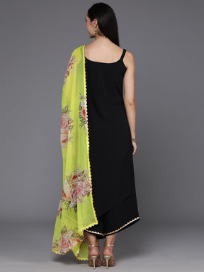 Ahalyaa Regular Gotta Patti Kurta with Palazzos & Dupatta