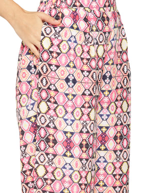 Ahalyaa Women Printed Regular Kurta with Palazzos