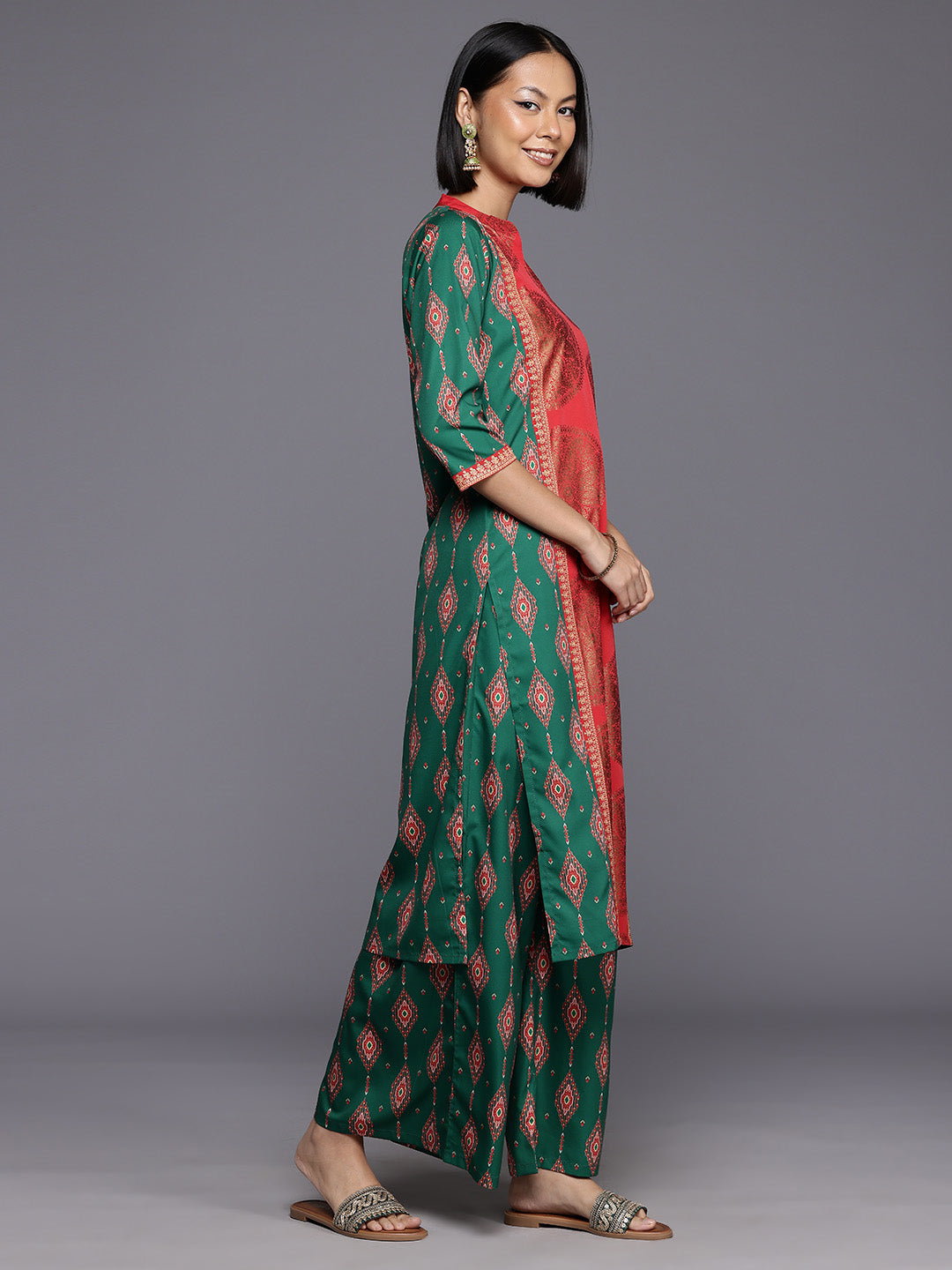 Women Ethnic Motifs Printed Kurta Set