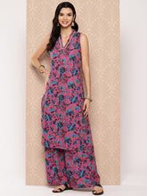 Ahalyaa Women Floral Printed Regular Kurta with Palazzos