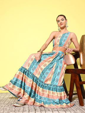 Ahalyaa Women Ethnic Printed Co-Ords