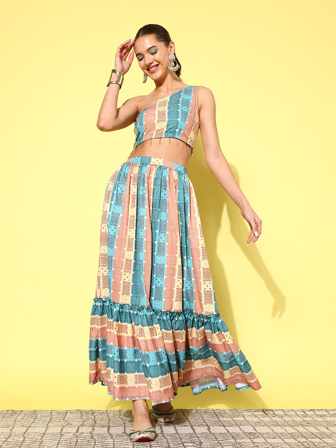 Ahalyaa Women Ethnic Printed Co-Ords