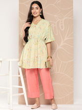 Ahalyaa Gathered Conversational Printed Tunic