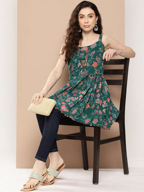 Ahalyaa Floral Printed Tunic