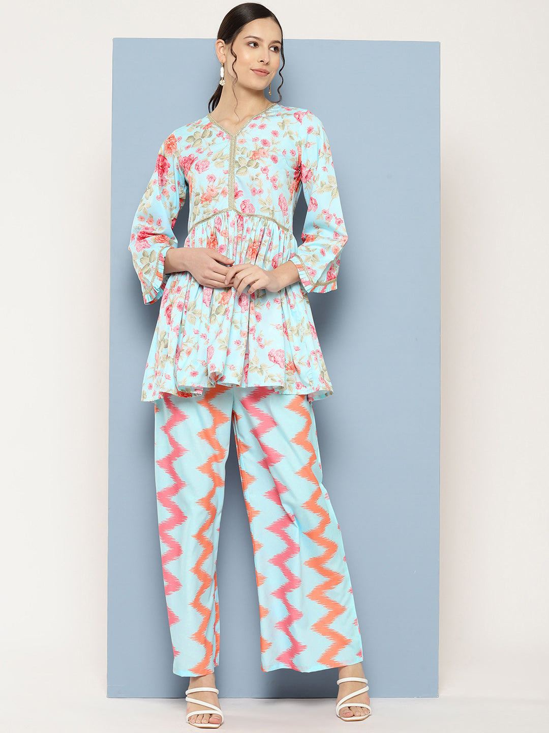 Ahalyaa Printed Ethnic Co-Ords