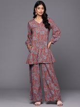 Ahalyaa Women Printed Tunic with Palazzos