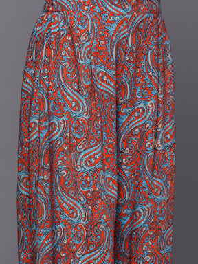 Ahalyaa Women Printed Tunic with Palazzos