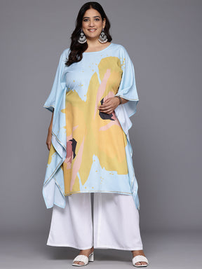 Plus Size Printed Gotta Patti Kurta with Palazzos