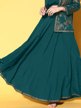 Solid Flared Maxi Skirt