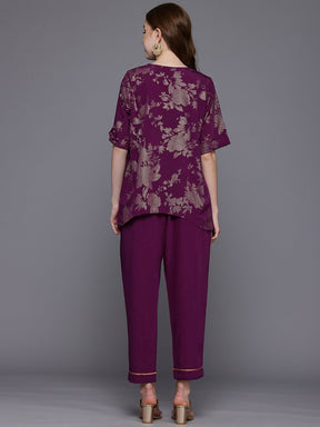 Floral Printed Tunic & Trousers Co-ords