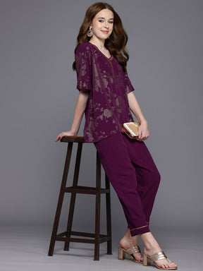 Floral Printed Tunic & Trousers Co-ords