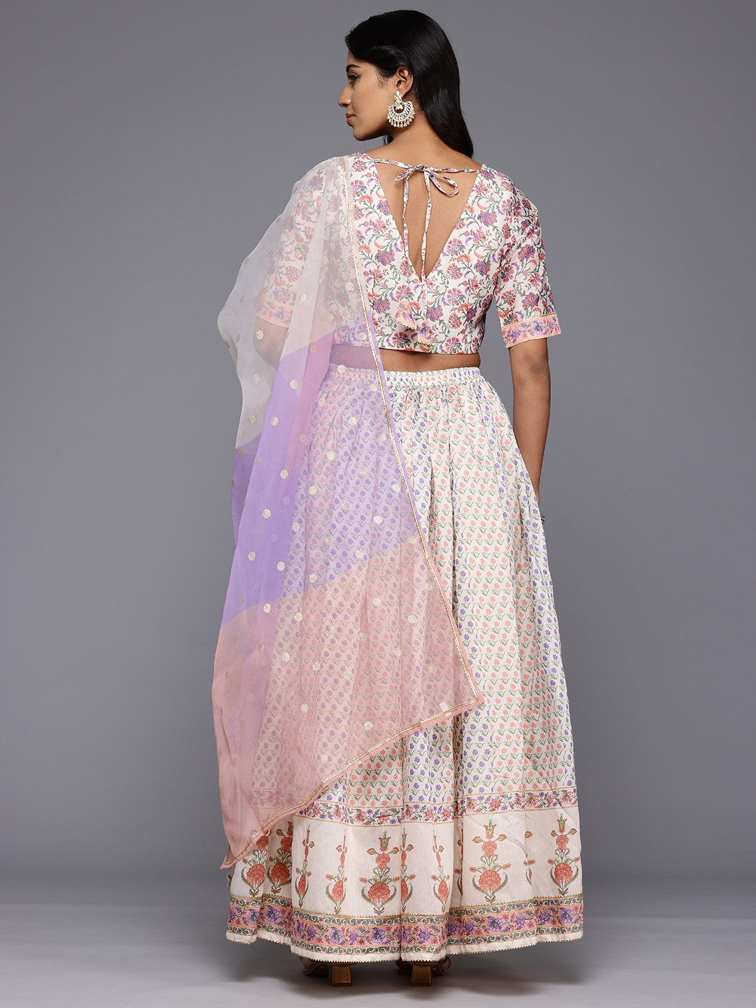 Printed Ready to Wear Lehenga & Blouse With Dupatta